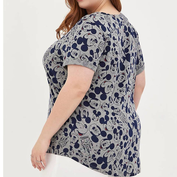 Torrid 2 (2X 18/20) Walt Disney World Mickey Mouse & Cinderella Castle T Shirt - Picture 4 of 4